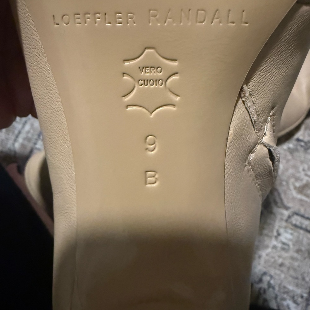 Loeffler Randall Thandy Leather Boot Ankle Bootie Bisque Tan Womens size 9 - Picture 9 of 9
